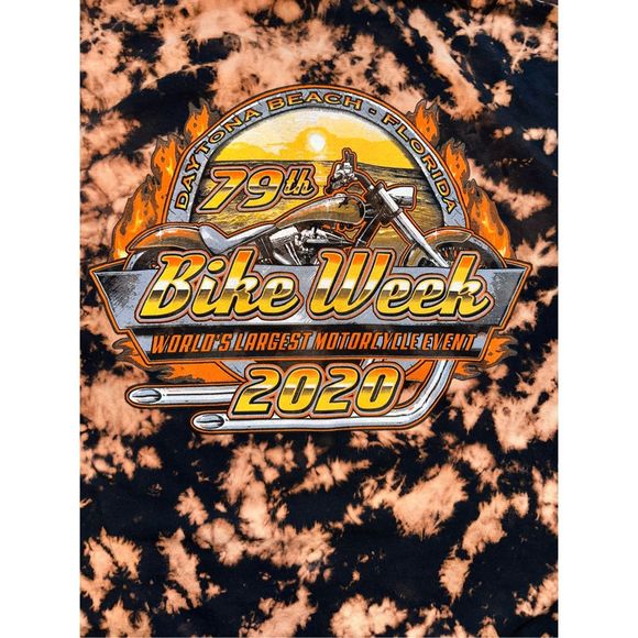 2020 79th Daytona Bike Week Bleached Tee - Picture 3 of 5